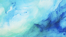 绿色水彩水墨背景