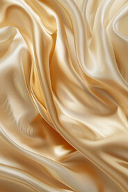 3d金色抽象波浪绸缎布纹背景