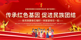  民族团结宣传栏