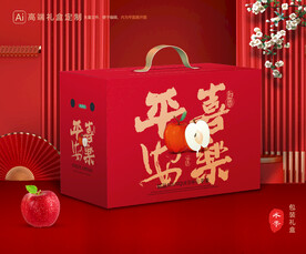 苹果包装 红富士礼盒