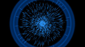 蓝色爆炸动画AE模板