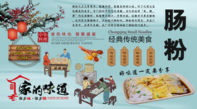 肠粉背景墙