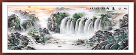 中堂大厅山水画