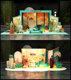 中 国风美陈DP打卡点