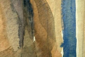 创意水彩抽象艺术画水彩晕染