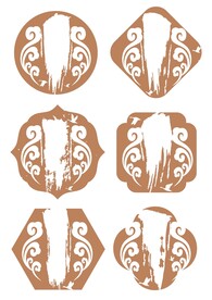 中国风中式祥云花纹古典标题边框