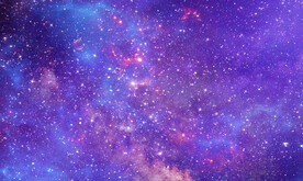紫色宇宙星空背景墙