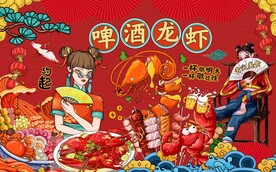 啤酒小龙虾图片