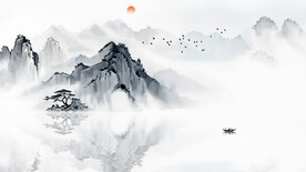 餐厅装饰画背景墙