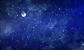 蓝色宇宙星空软膜