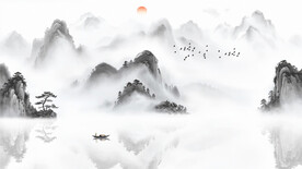 水墨山水风景