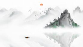 新中式电视背景墙