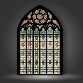 教堂玻璃设计