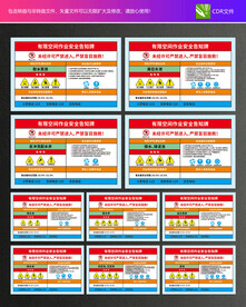 有限空间作业安全告知牌