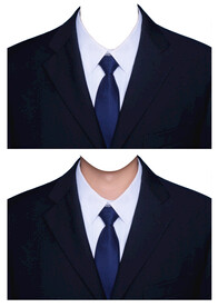 男蓝蓝底西装衣服素材