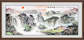 客厅山水画