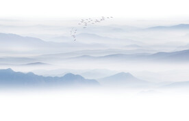 水墨意境山水画