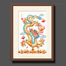 腾龙挂画