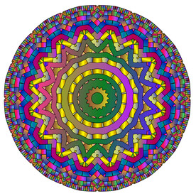 圆形教堂玻璃软膜天花吊顶图案