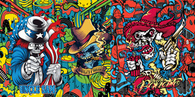 个性涂鸦背景墙