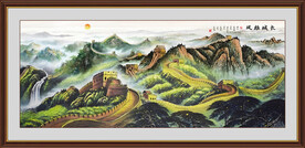 长城山水画