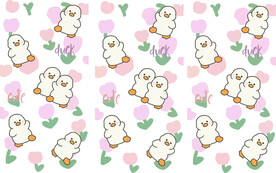   可爱卡通小鸭子