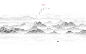 水墨画