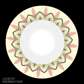 陶瓷花面设计图案