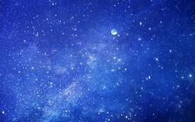 蓝色宇宙星空软膜