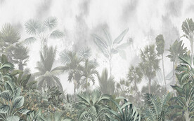 热带雨林东南亚背景墙