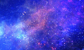 紫色星空背景墙