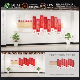 传统美德文化墙