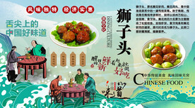 狮子头背景墙