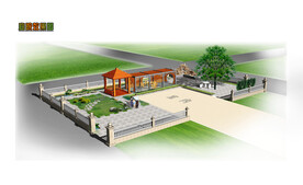 别墅庭院效果图