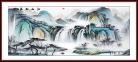 大厅山水画