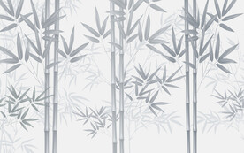 新中式竹子画背景墙