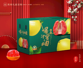 柚子包装 蜜柚礼盒
