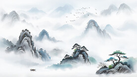 意境水墨风景