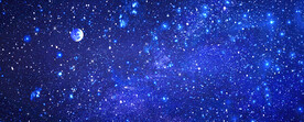 巨幅星空背景