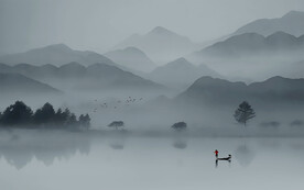 新中式水墨山水