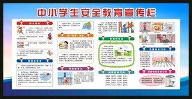中小学生安全教育宣传栏