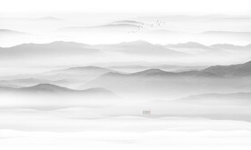 水墨山水图