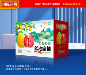 柚子包装 蜜柚礼盒