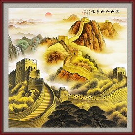 国画万里长城