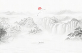 新中式意境山水画