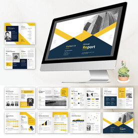 宣传画册InDesign模板