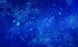 蓝色宇宙星空软膜