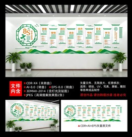 8S企业管理文化墙