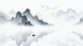 新中式意境水墨装饰画