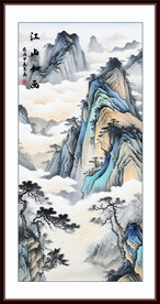 新中式意境山水画